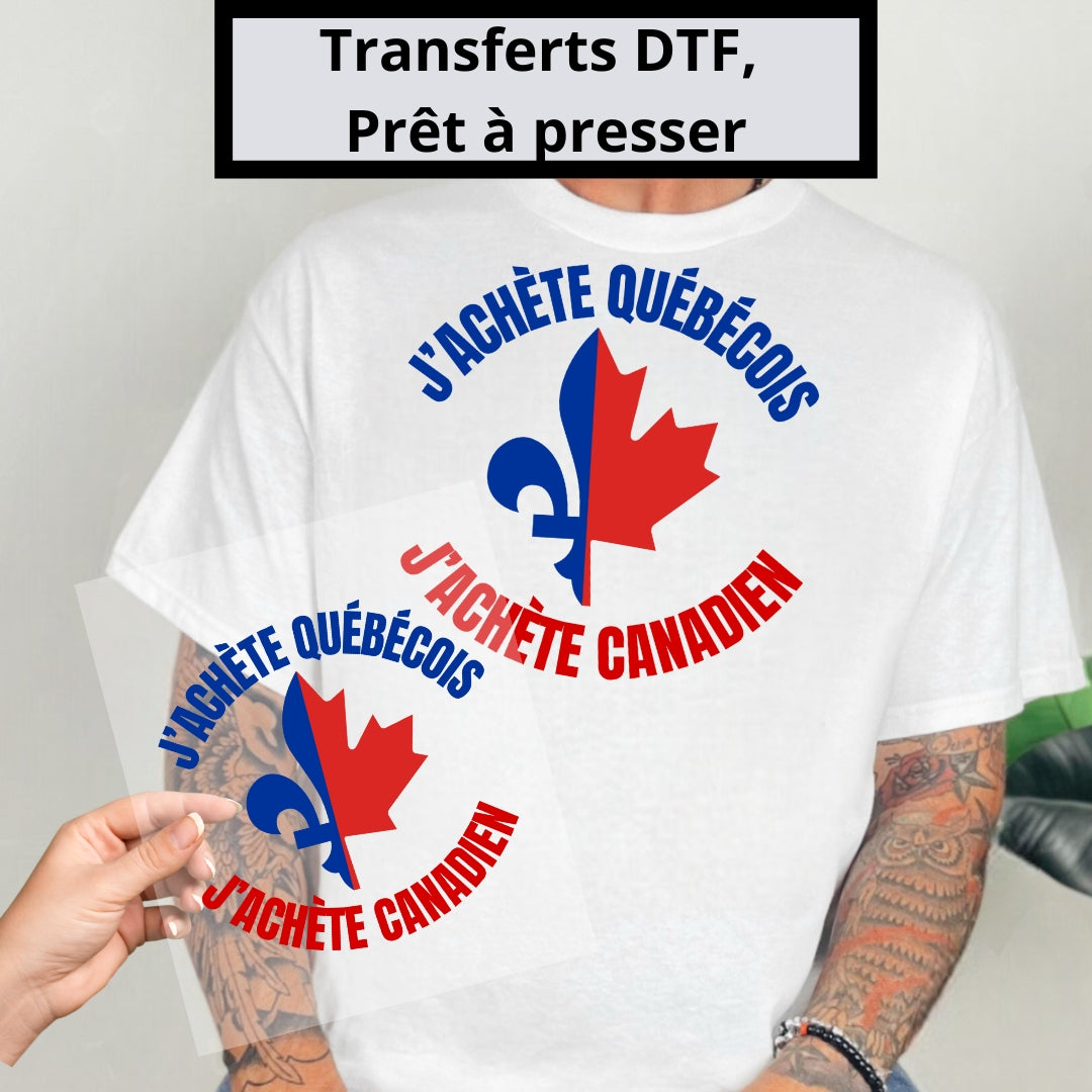 TRANSFERT DTF (PRÊT À PRESSER)