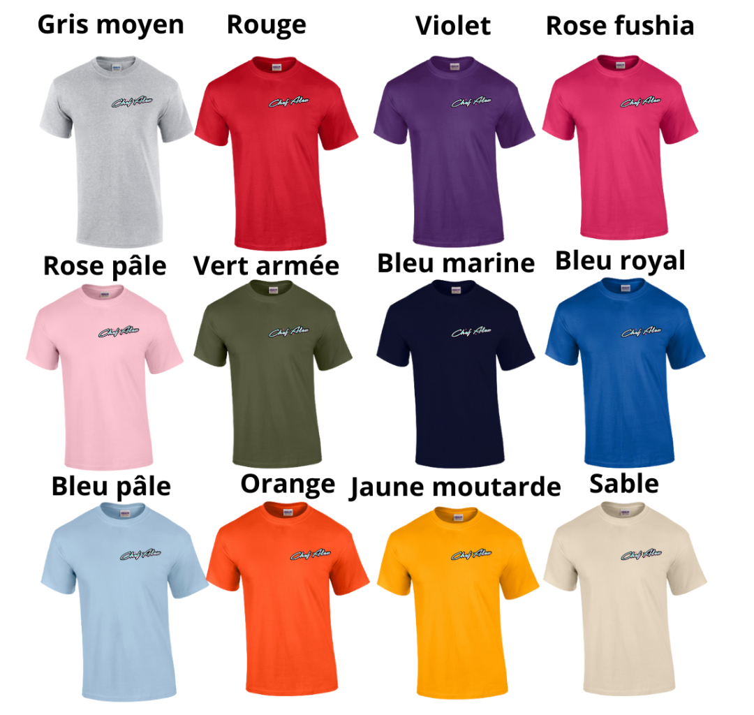T-SHIRT UNISEXE CHEF ALEX
