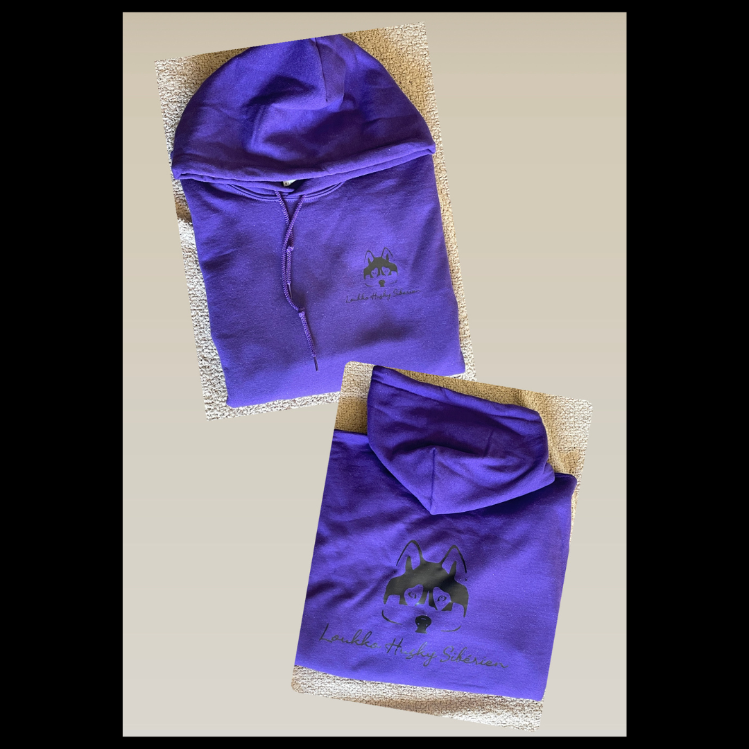 Loukko husky sibérien (hoodie) enfant
