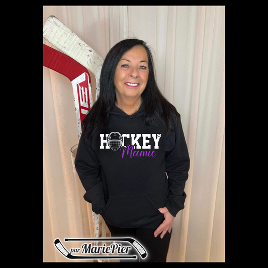 Hockey Mamie (Hoodie) 🏒 Par MariePier