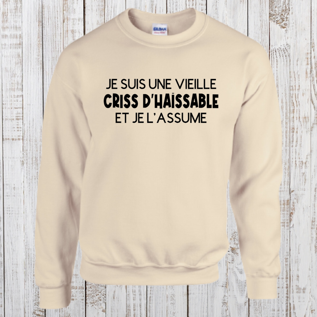 JE SUIS UN(E) VIEUX(ILLE) CRISS D'HAÏSSABLE ET JE L'ASSUME