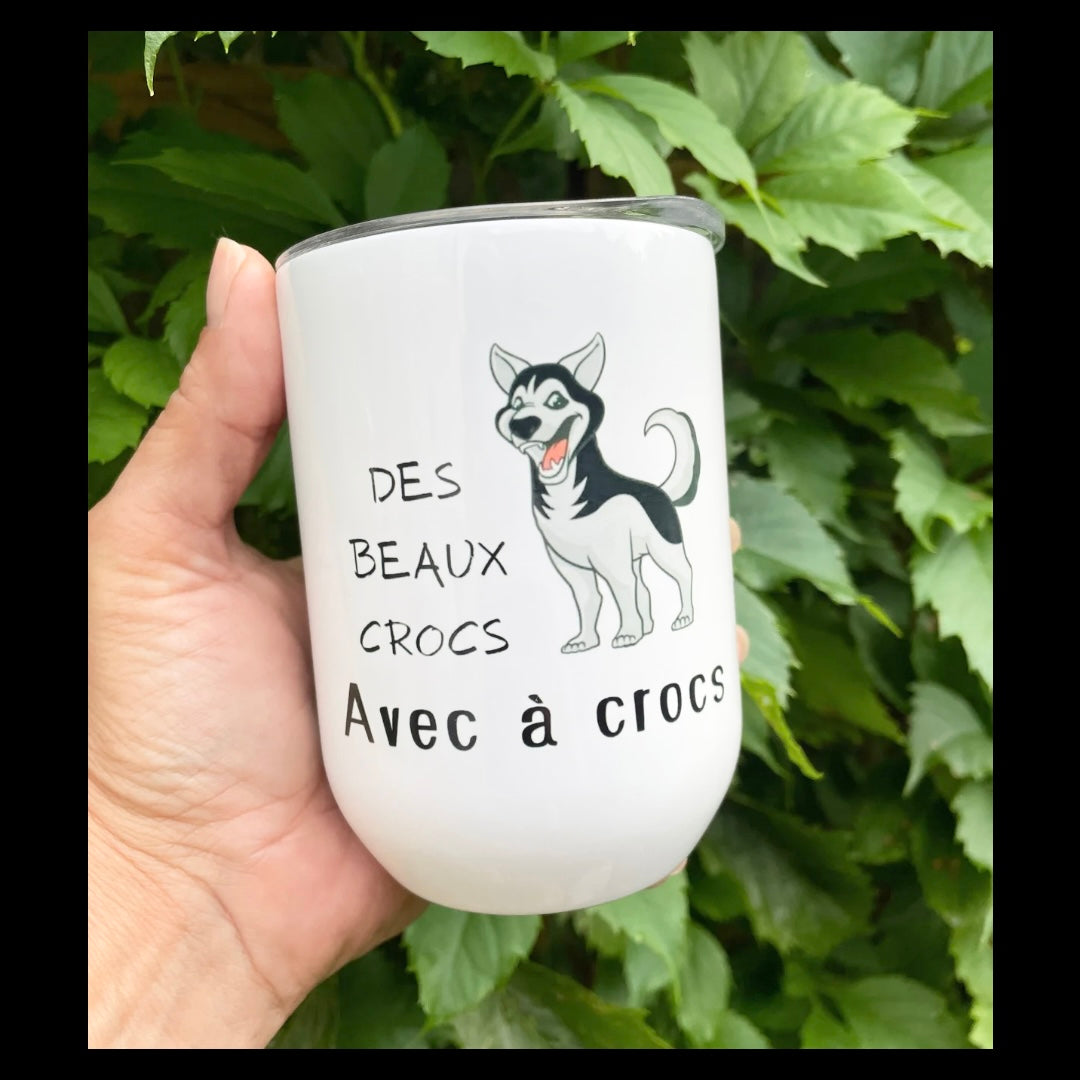 Tumbler isotherme 12 oz À crocs