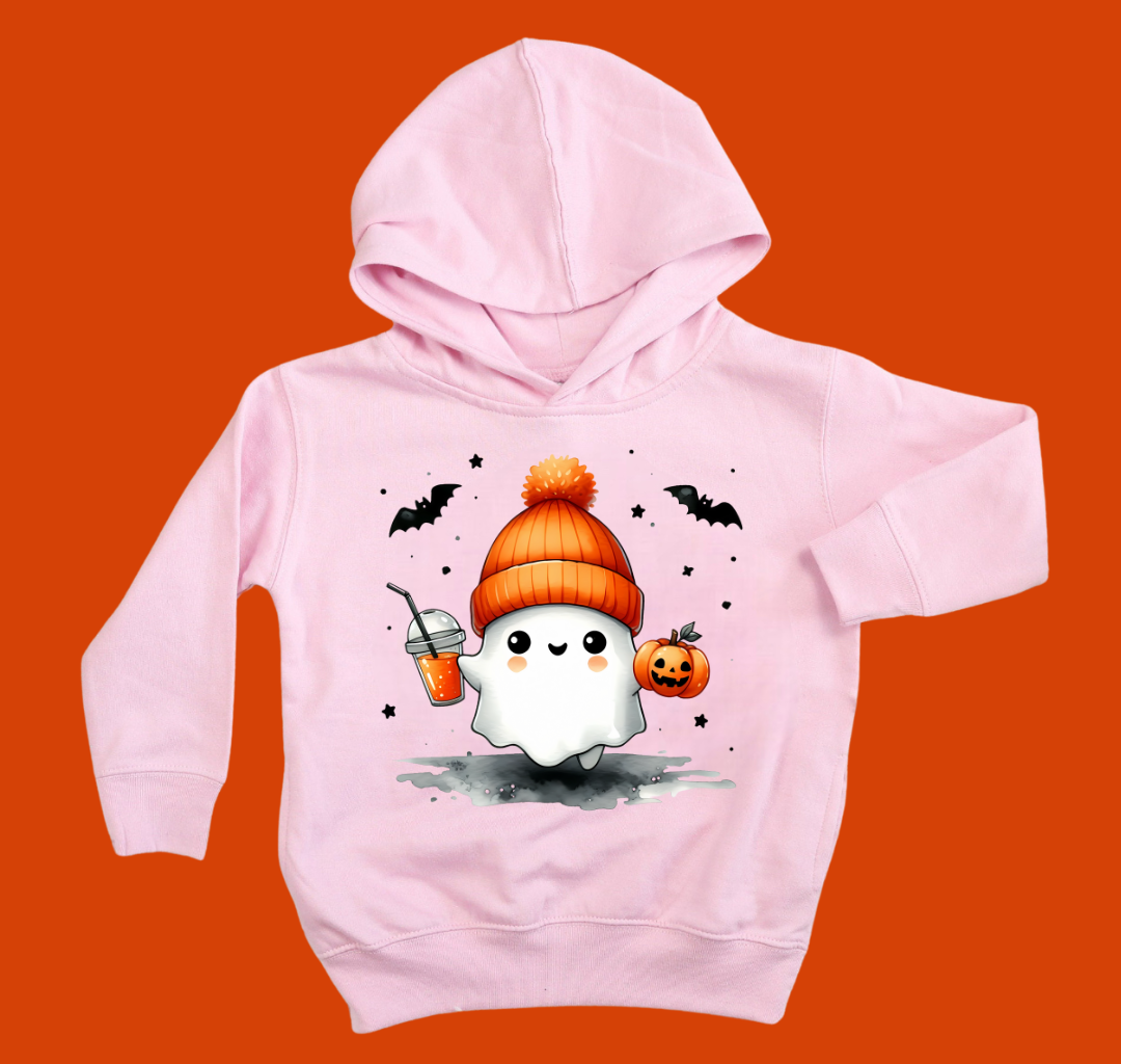 HALLOWEEN COTON OUATÉ CAPUCHON (2T à 4T)