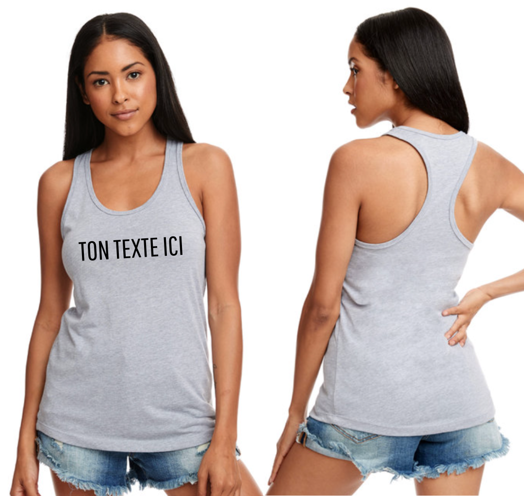 CAMISOLE PERSONNALISABLE 60% COTON & 40% POLYESTER