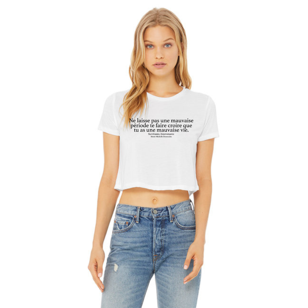 T-shirt Croptop ( Par Marie-Michelle Desmeules )