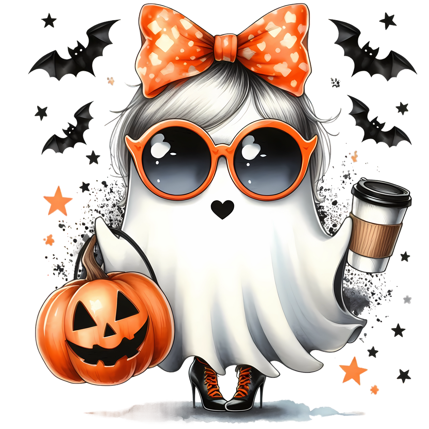COTON OUATÉ CAPUCHON HALLOWEEN