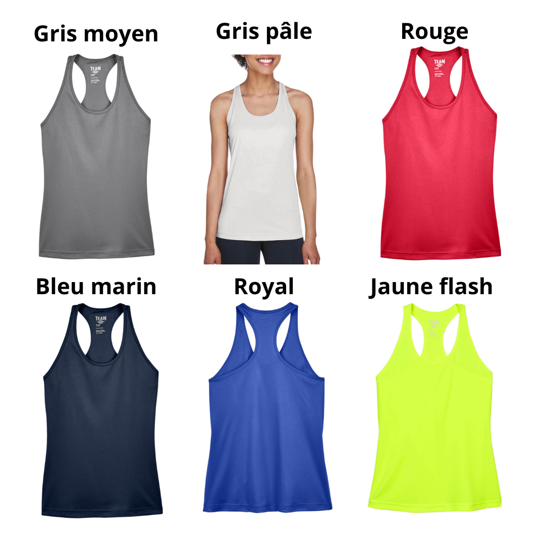 "Portraits animaux" Camisole 100 % polyester
