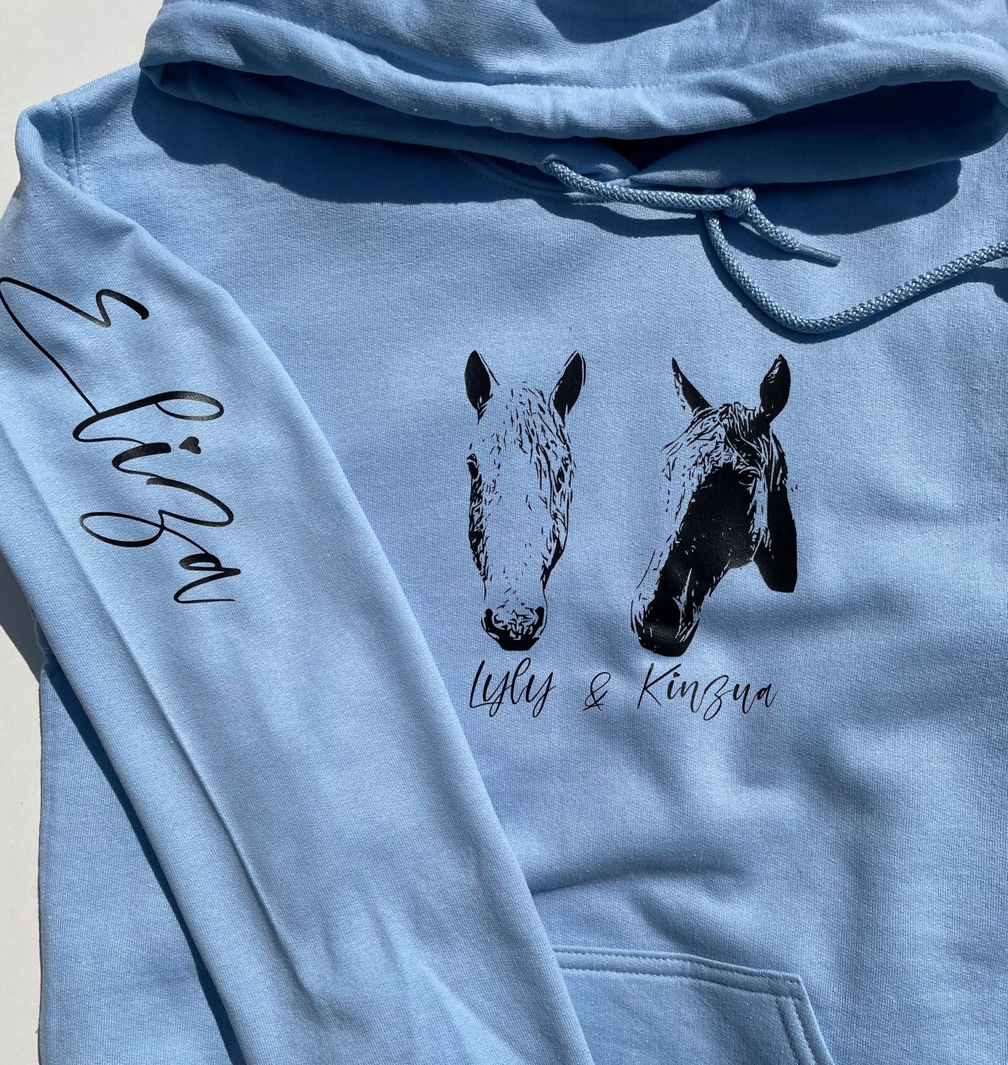 COTONS OUATÉS (HOODIE) PERSONNALISÉ AUX PORTRAITS D'ANIMAUX