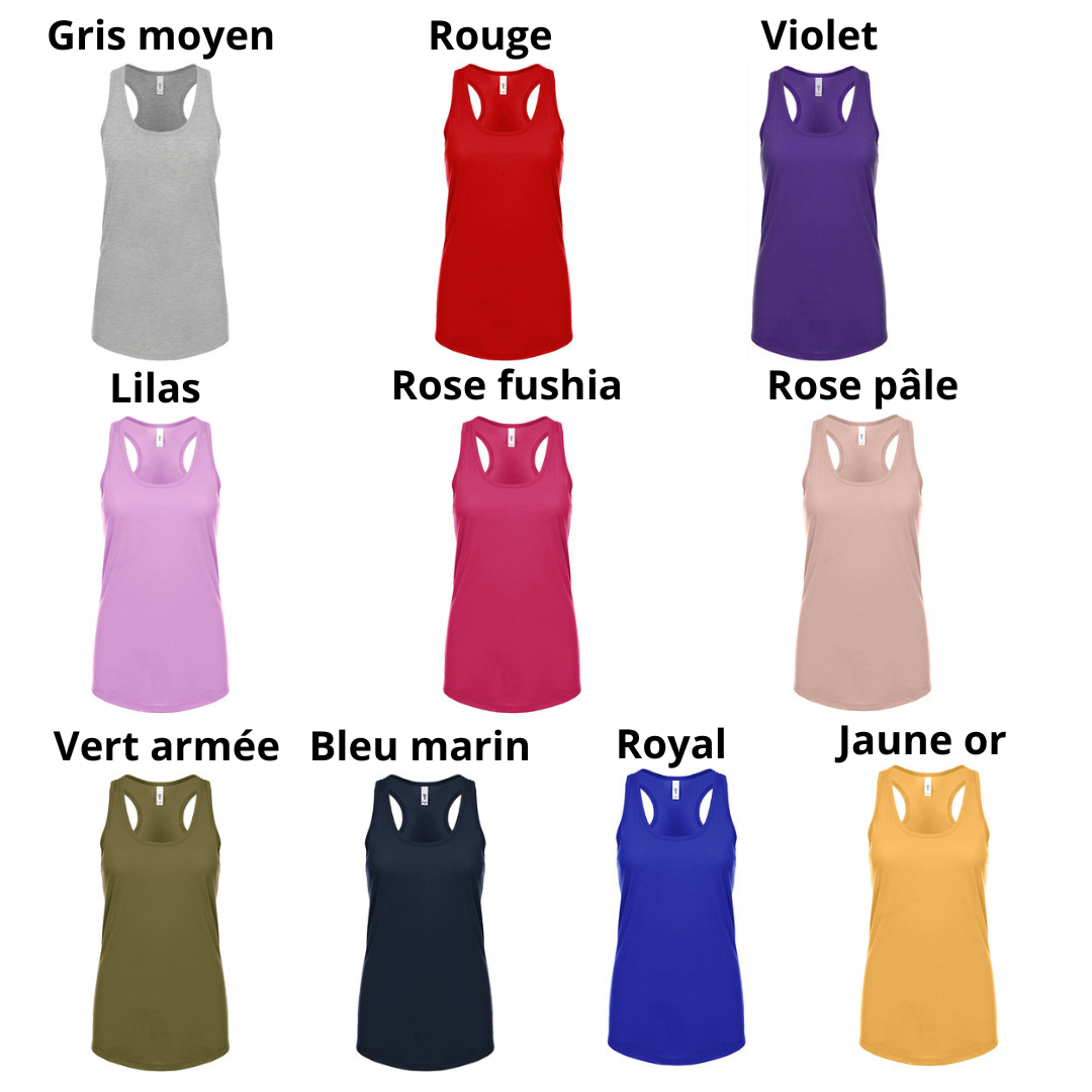 Camisole 60% coton & 40% polyester