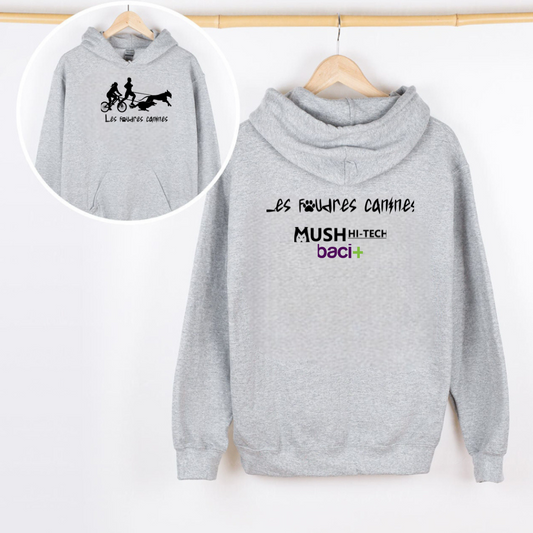 COTON OUATÉ CAPUCHON ADULTE  (LES FOUDRES CANINES)