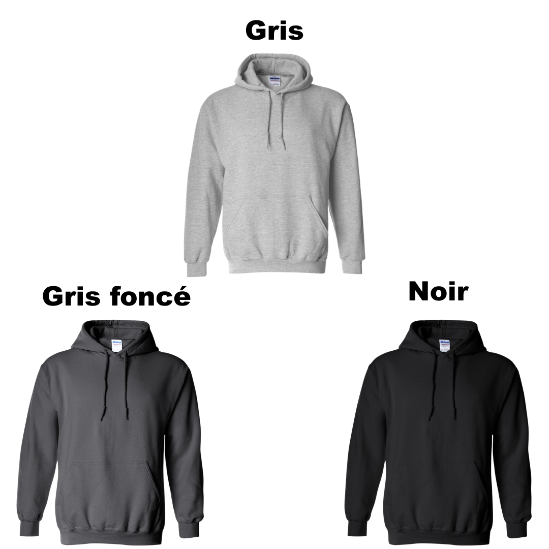 COTON OUATÉ UNISEXE (HOODIE) (Les Foulées du Nord)