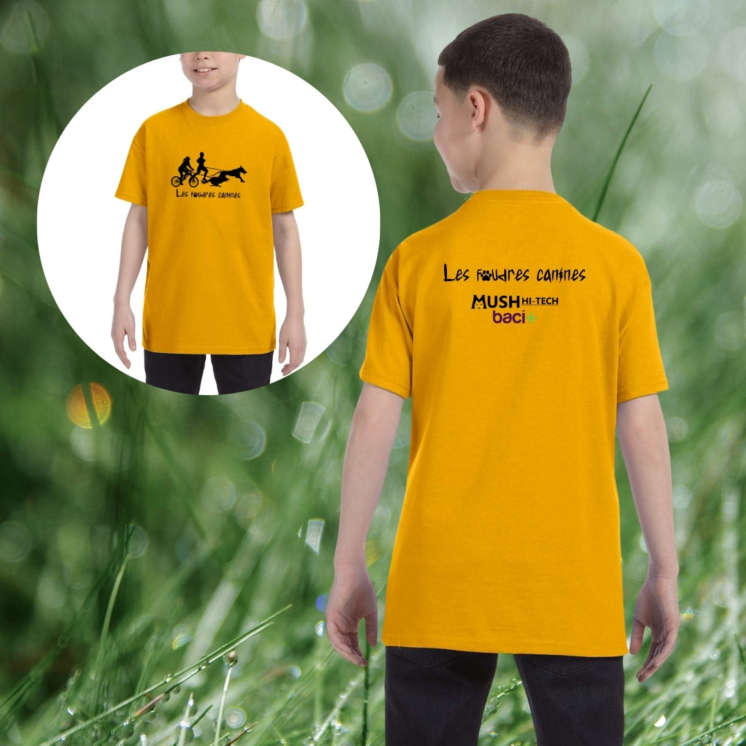 T-SHIRT ENFANT (TAILLE XS À XL) (LES FOUDRES CANINES)