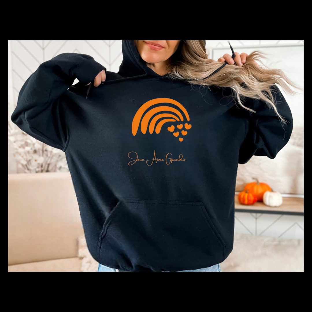 Joue Aime Grandis Par Lydia Richard 🧡 Hoodie ( avec capuchon )