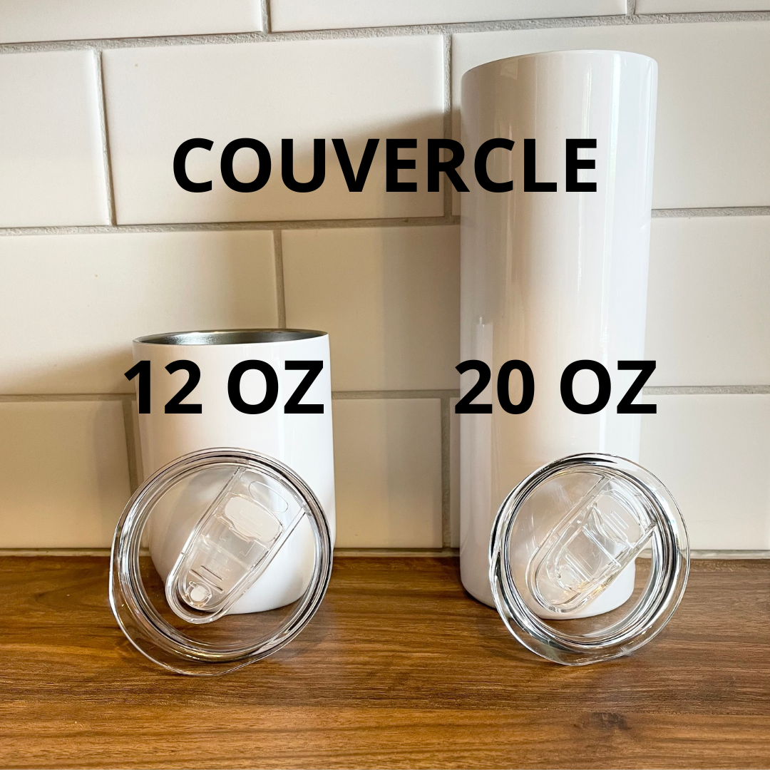 Couvercle supplémentaire pour verre isotherme grandeur 12oz et 20oz