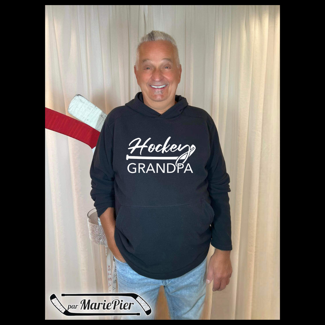 Hockey GRANDPA (Hoodie) 🏒 Par MariePier