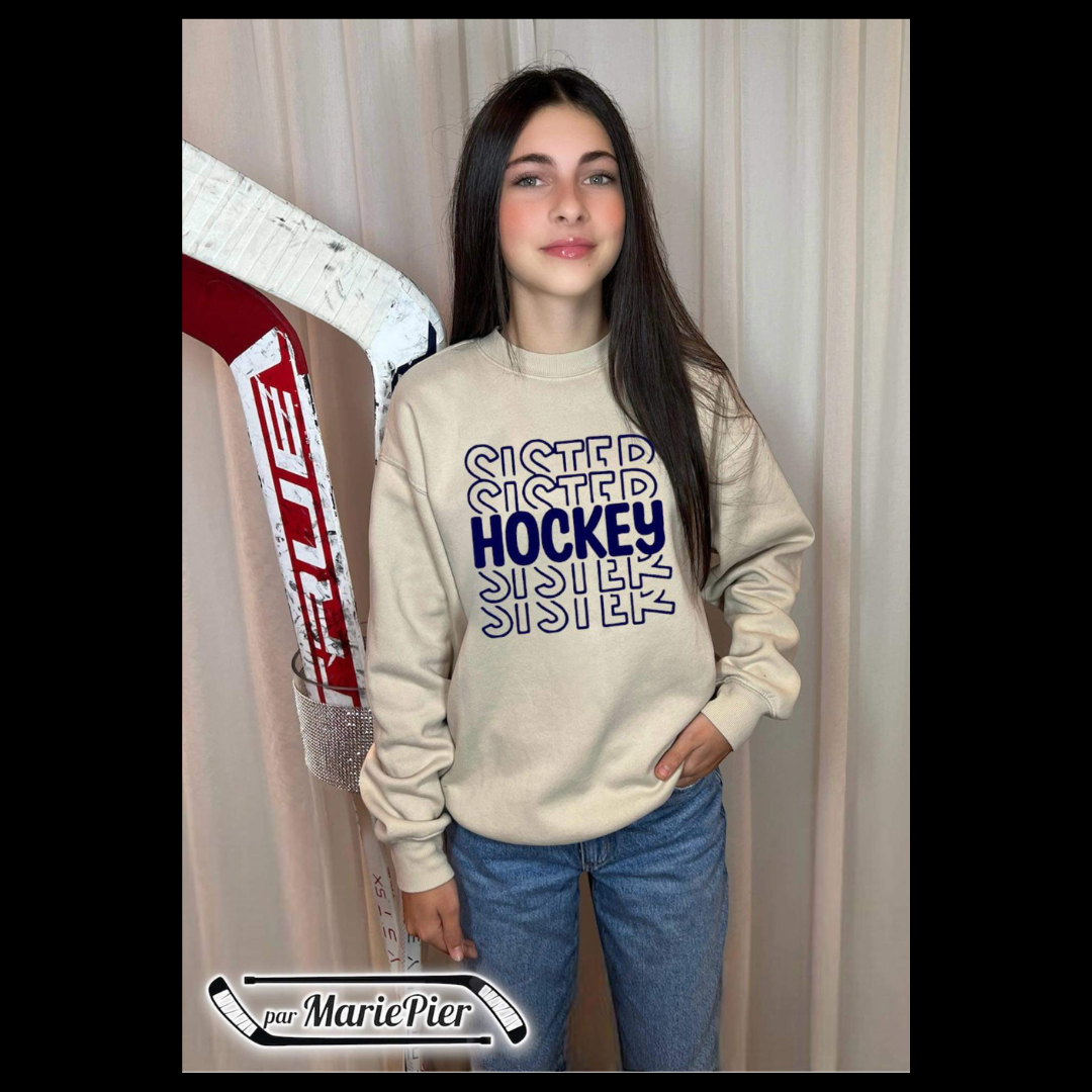 Cotons Ouaté (Crewneck) adulte (XS à 3XL) 🏒 Par MariePier