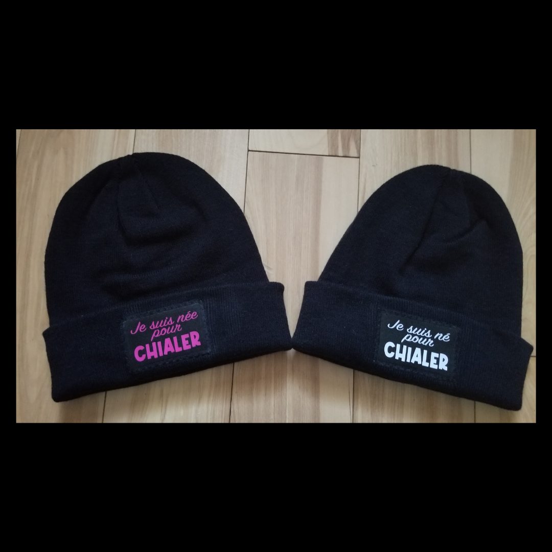 TUQUE PERSONNALISABLE AVEC VOTRE TEXTE