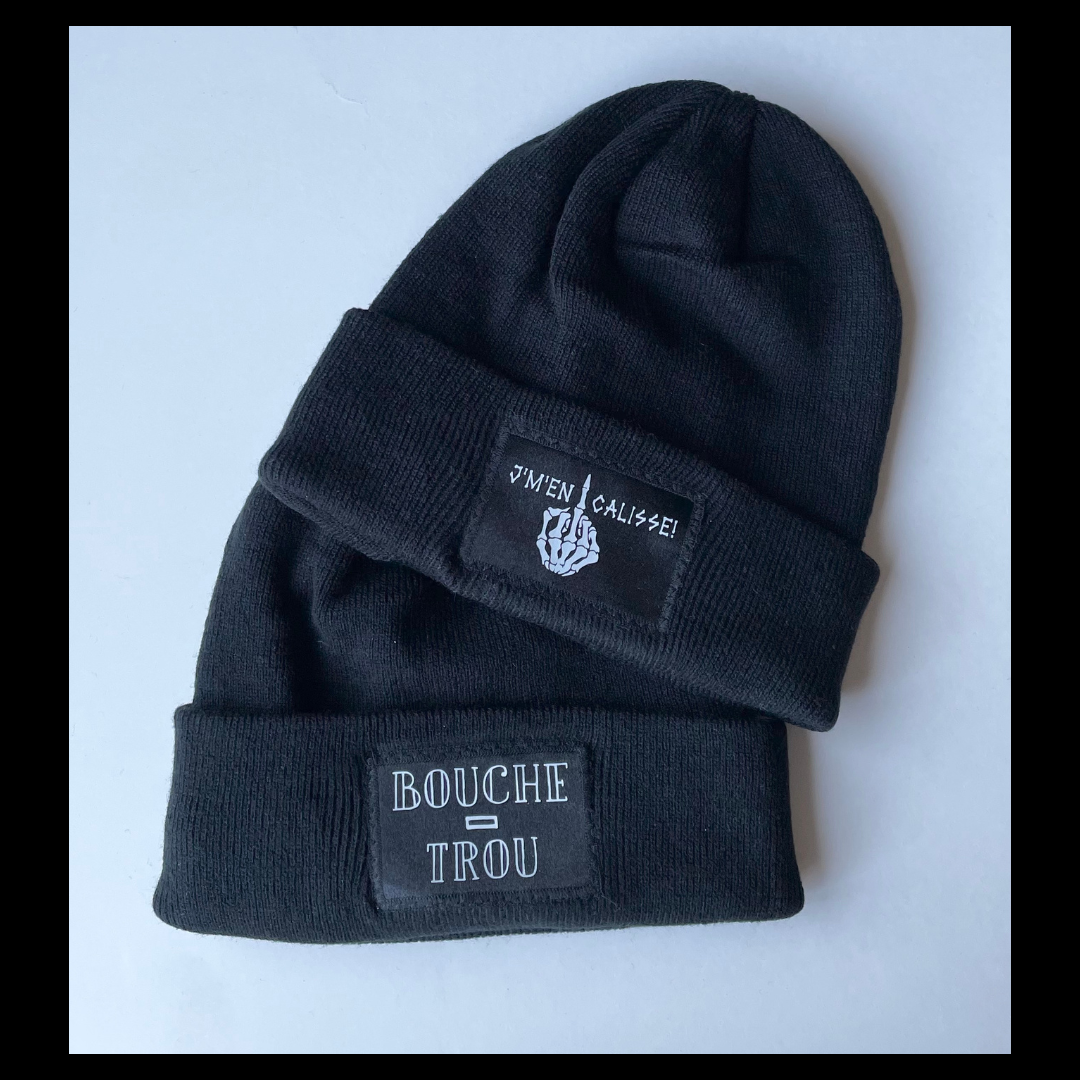 TUQUE PERSONNALISABLE AVEC VOTRE TEXTE