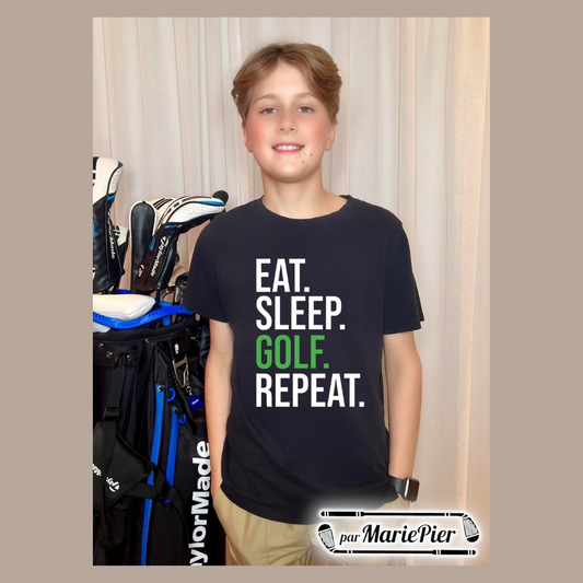 T-Shirt enfant (XS à XL) Par MariePier ⛳️