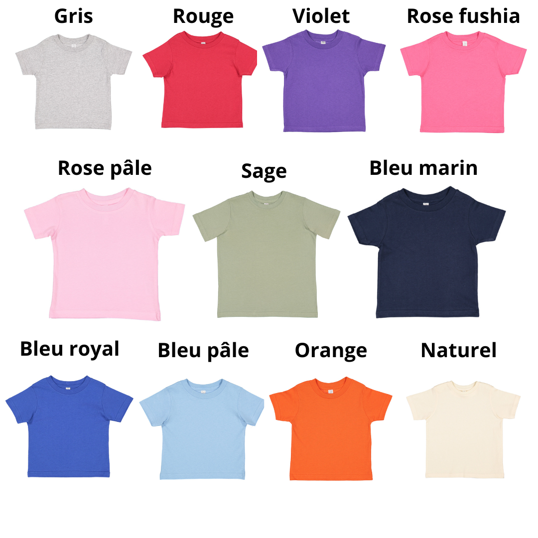 T-shirt enfant (2T à 6T)