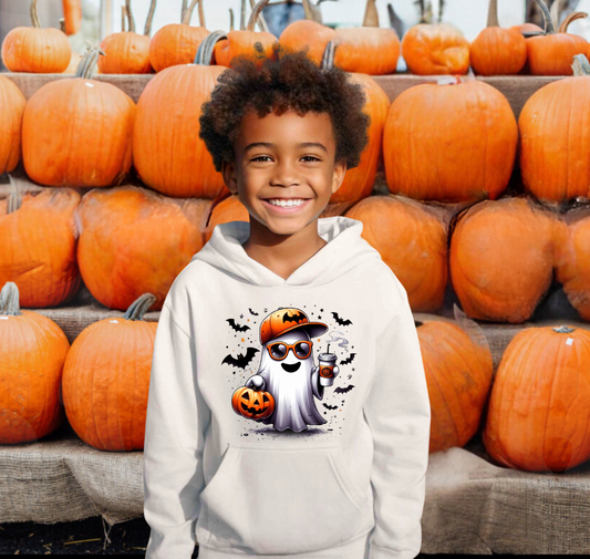 HALLOWEEN COTON OUATÉ CAPUCHON (XS à XL)