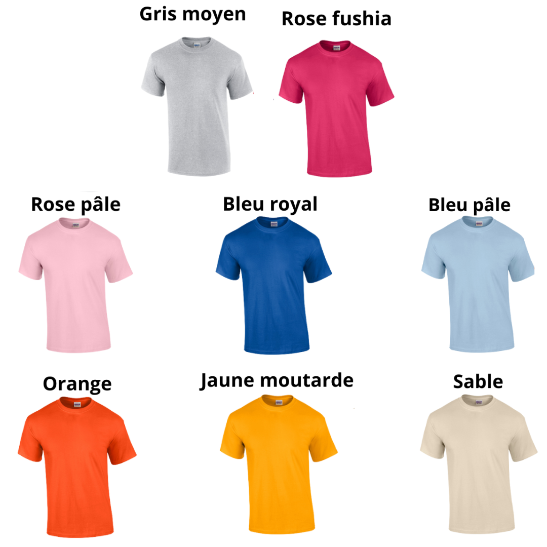 T-SHIRT UNISEXE (RÉACTION CANINE)