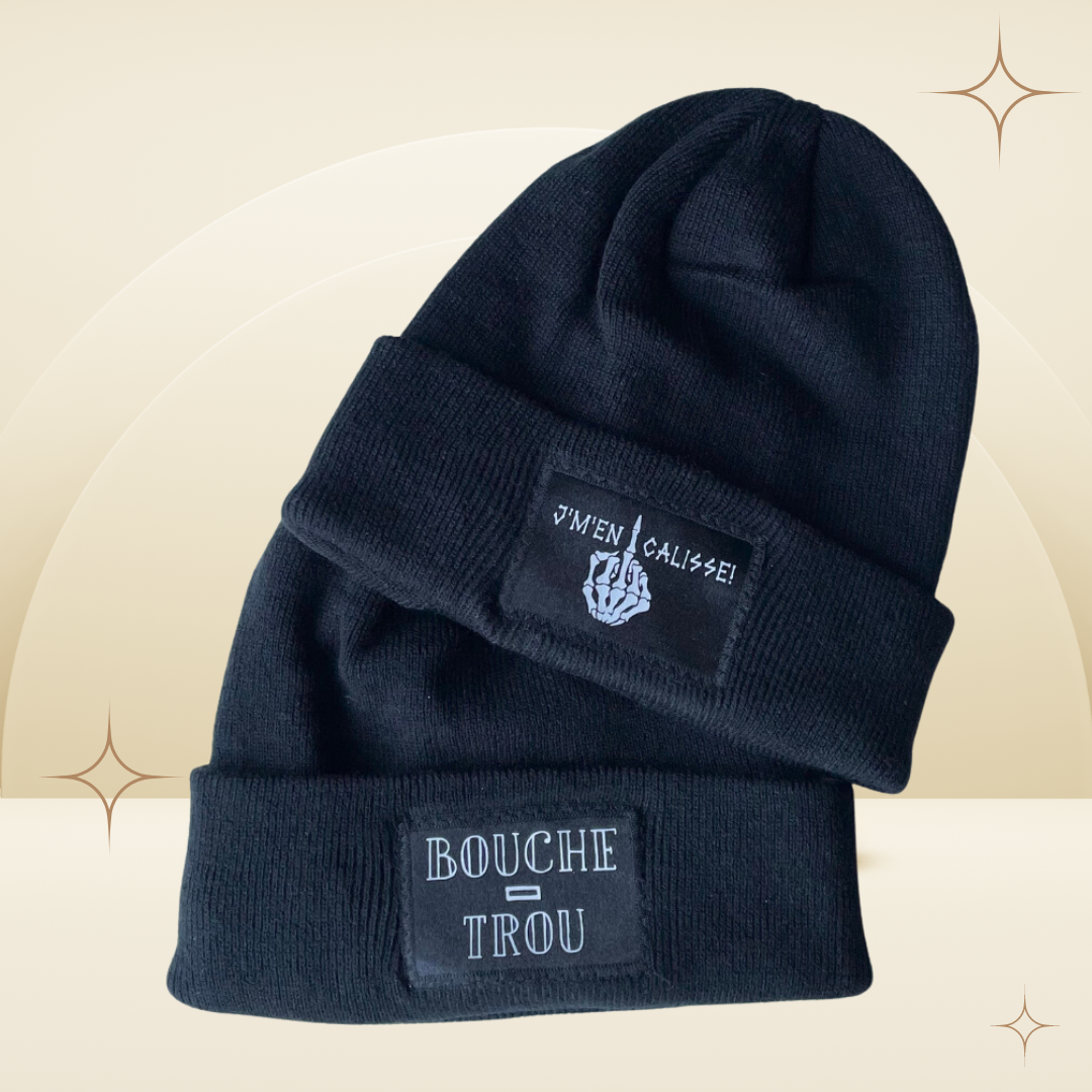 TUQUE PERSONNALISABLE AVEC VOTRE TEXTE