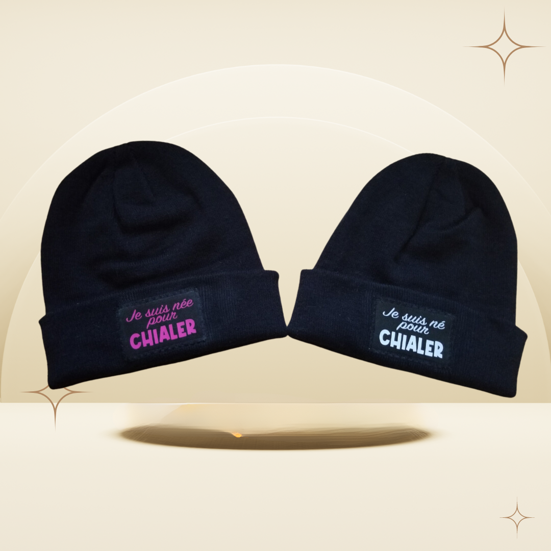 TUQUE PERSONNALISABLE AVEC VOTRE TEXTE